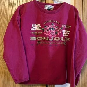 Bonjour Crewneck Sweatshirt
